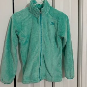 NORTH FACE Girls size medium zip up fleece